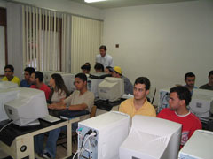 Laboratório de Computação CEFET-MG, aula prática de Técnicas da Qualidade - Curso de Engenharia Industrial Mecânica - Turma 1, 2006